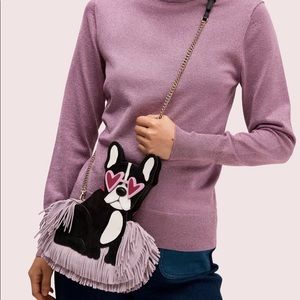 Kate spade retired Frenchie   dog crossbody new with tags